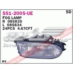 Luzes de nevoeiro esquerdas Renault (RVI) 7700425885 preço, a partir de 27,29 USD