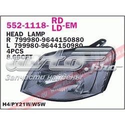 Luz esquerda 5521118R Peugeot/Citroen