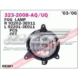 Compre 922023E010 Hyundai/Kia Luzes de nevoeiro direitas