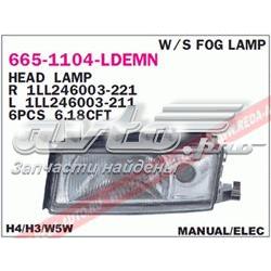 24608600 VAG Luz direita