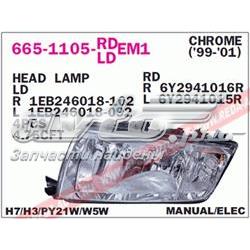 6Y1941016HM VAG Luz direita