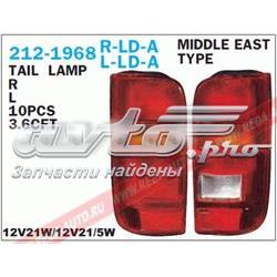 Lanterna traseira direita para Toyota Hiace H10