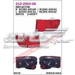 Compre 8158160101 Toyota Lanterna de nevoeiro traseira direita