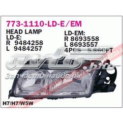 Luz esquerda para Volvo S80 TS, TH, KV