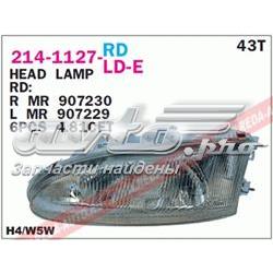 Luz esquerda para Mitsubishi Colt CAA