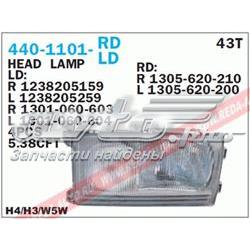 Luz esquerda para Mercedes E W123