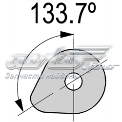 Árvore distribuidora de motor 1614766 Ford