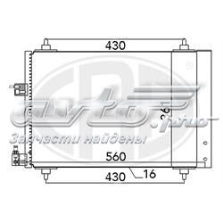 667039 ERA Radiador de aparelho de ar condicionado