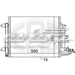 667054 ERA Radiador de aparelho de ar condicionado