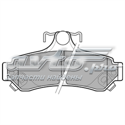 Compre 0446606080 Toyota Sapatas do freio traseiras de disco