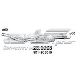 Silenciador, parte central A9014903119 Mercedes