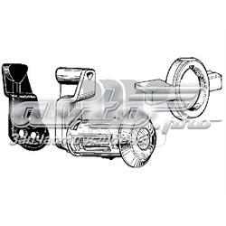 7701472806 Renault (RVI) Trinco de fecho da porta dianteira