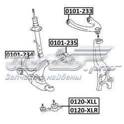 4807530020 Toyota Bloco silencioso dianteiro do braço oscilante inferior