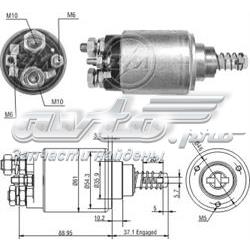 Compre A0011528010 Mercedes Relê retrator do motor de arranco