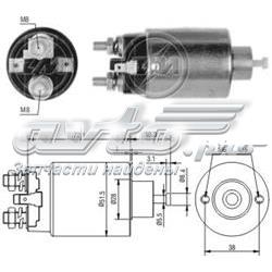 3612023001 Hyundai/Kia Relê retrator do motor de arranco