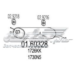 Compre 1730N5 Peugeot/Citroen Silenciador, parte traseira