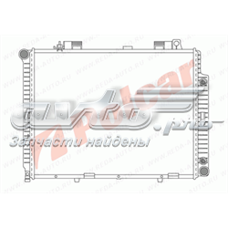 A2105006503 Mercedes Radiador de esfriamento de motor
