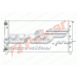 Radiador de esfriamento de motor Fiat/Alfa/Lancia 7691274
