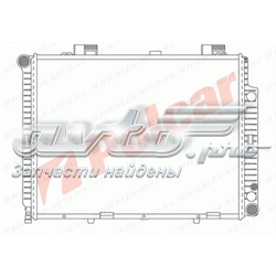 Radiador de esfriamento de motor Mercedes 2105000803