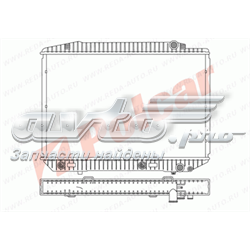 A1265003303 Mercedes Radiador de esfriamento de motor