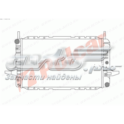 88BB8005NA Ford Radiador de esfriamento de motor
