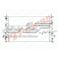 Radiador de esfriamento de motor 8200008764B Renault (RVI)