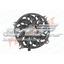1253P7 Peugeot/Citroen Ventilador elétrico de esfriamento montado (motor + roda de aletas) direito
