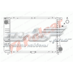 Radiador de esfriamento de motor Depo/Loro/Abakus 0040170027