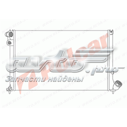 Radiador de esfriamento de motor 9620055080 Peugeot/Citroen