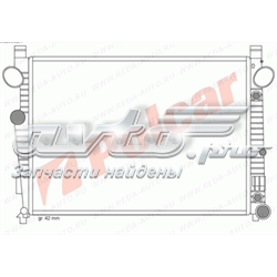 Radiador de esfriamento de motor Mercedes A220500010364 preço, a partir de 186,11 USD