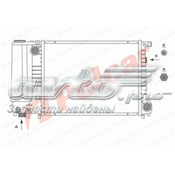 Radiador de esfriamento de motor BMW 1712996 preço, a partir de 120,97 USD