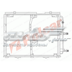Radiador de aparelho de ar condicionado Mercedes 1408300570