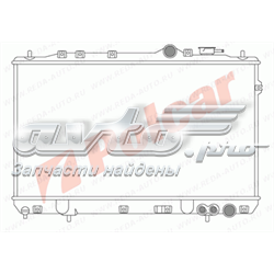 2531028050 Hyundai/Kia Radiador de esfriamento de motor