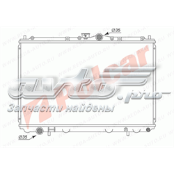 86020658 Volvo Radiador de esfriamento de motor