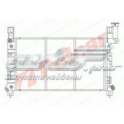 Radiador de esfriamento de motor 4644266 Chrysler