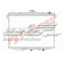 214107F300 Nissan/Infiniti Radiador de esfriamento de motor