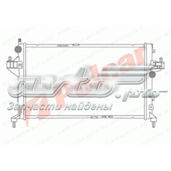 Radiador de esfriamento de motor 24466780 Opel