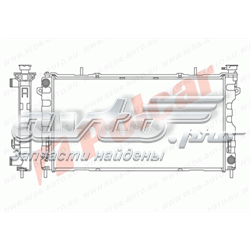 Radiador de esfriamento de motor 4809168AC Chrysler
