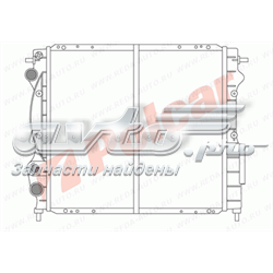 Radiador de esfriamento de motor Renault (RVI) 7700806575