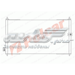 Radiador de aparelho de ar condicionado para Honda Accord CD7