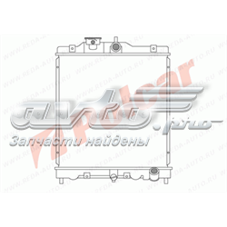 25002121 VAN Wezel Radiador de esfriamento de motor