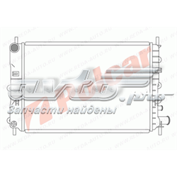 1671822 Ford Radiador de esfriamento de motor