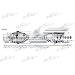 Semieixo (acionador) dianteiro esquerdo GSP 261153 preço, a partir de 163,77 USD
