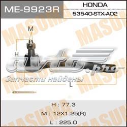 53540STXA02 Honda Ponta externa da barra de direção