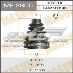 Bota de proteção interna de junta homocinética do semieixo dianteiro 443860040 Toyota