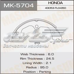 Compre 43053TL0G50 Honda Sapatas do freio de estacionamento