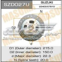Disco de embraiagem MD771457 Mitsubishi