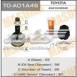 Compre 4346009601 Toyota Junta homocinética externa dianteira direita
