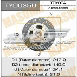 Disco de embraiagem Toyota 3125012152 preço, a partir de 57,51 USD