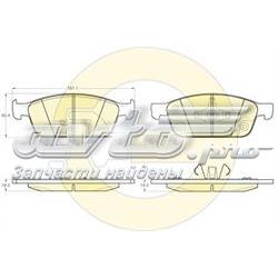 Compre BR1645A Ford Sapatas do freio dianteiras de disco